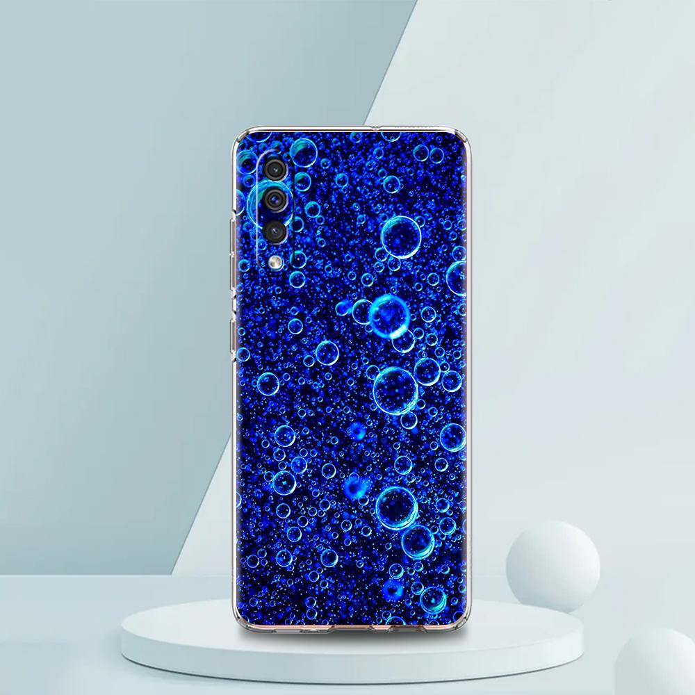 Gradient Color Water Transparent Phone Case for Samsung Galaxy A16 A14 A12 A22 A24 A42 A02 A03S A06 A50 A20 A30 A40 Soft Cover