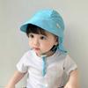 Neck Ear Cover Kids Beach Cap UV Protection Sunscreen Bucket Hat Breathable Children Sun Hat  Kids