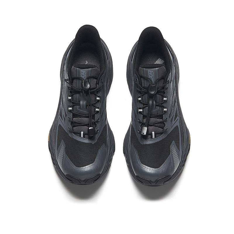 Anta Explore Trendy Comfortable Slip Resistant Durable Low Top Trail Running Shoes Women Sneakers Black Gray 922445587-5