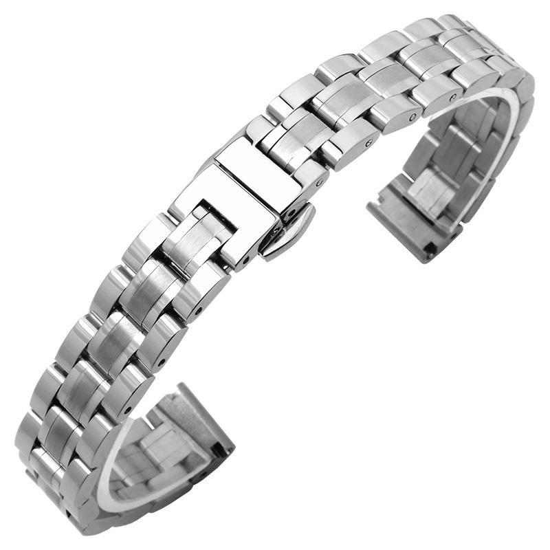 

6 стилей для любого бренда 6 мм 8 мм 10 мм 12 мм 14 мм 16 мм ремешок для часов из нержавеющей стали керамический ремешок для часов женский сетчатый ремешок браслет 6mm