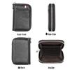 Top Grain Cowhide Anti-RFID Accordion Leather Card Holder with Multi-Card Slots