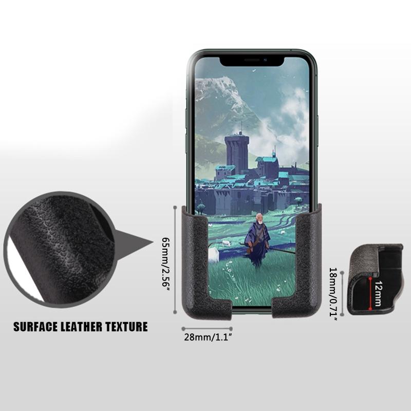 Adjustable Width Phone Holder Car Self-adhesive Clip Stand GPS Dashboard Bracket
