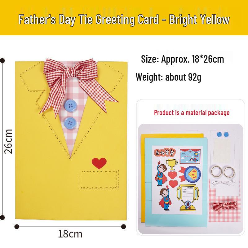 DIY Father s Day Tie Greeting Card Craft Kit for Kids