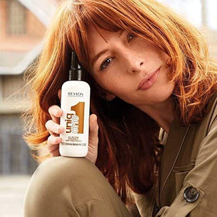 Revlon Professional UniqOne, Masque cheveux en Spray 10 en 1, Soin des Cheveux Sans Rinçage, Spray Cheveux Formule Vegan, Produit