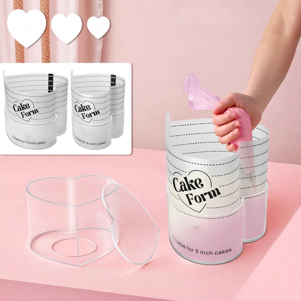 Heart Shaped Mousse Baking Mould Heart Dessert Mould Set for Cooking Desserts