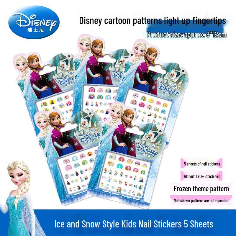 Disney Princess Nail Art Sticker Set for Kids