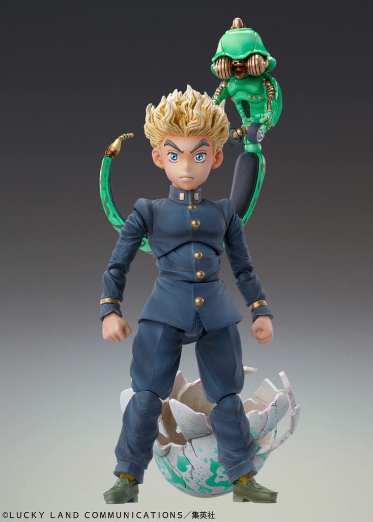 Super movable figure Bizarre Adventure Part Hirose Ec Approximately 90mm 40mm PVC ABS Nylon painted movable figure "JoJo's 4" "Koichi & (Act 1)" & & &
