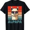 Alpapa Father's Day Best Dad Alpaca Funny Alpaca Alpapa T-Shirt