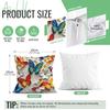 Colorful Butterfly Cushion Pillowcase Printed Polyester 45X45Cm Throw Pillowcover Decorative Sofa Cushion Pillowslip Home Decor