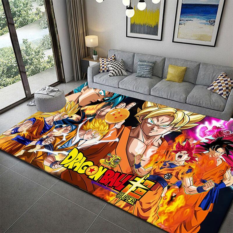 Dragon Ball Winter Warm Thick Shaggy Carpetanime soft washable cartoon floor carpet