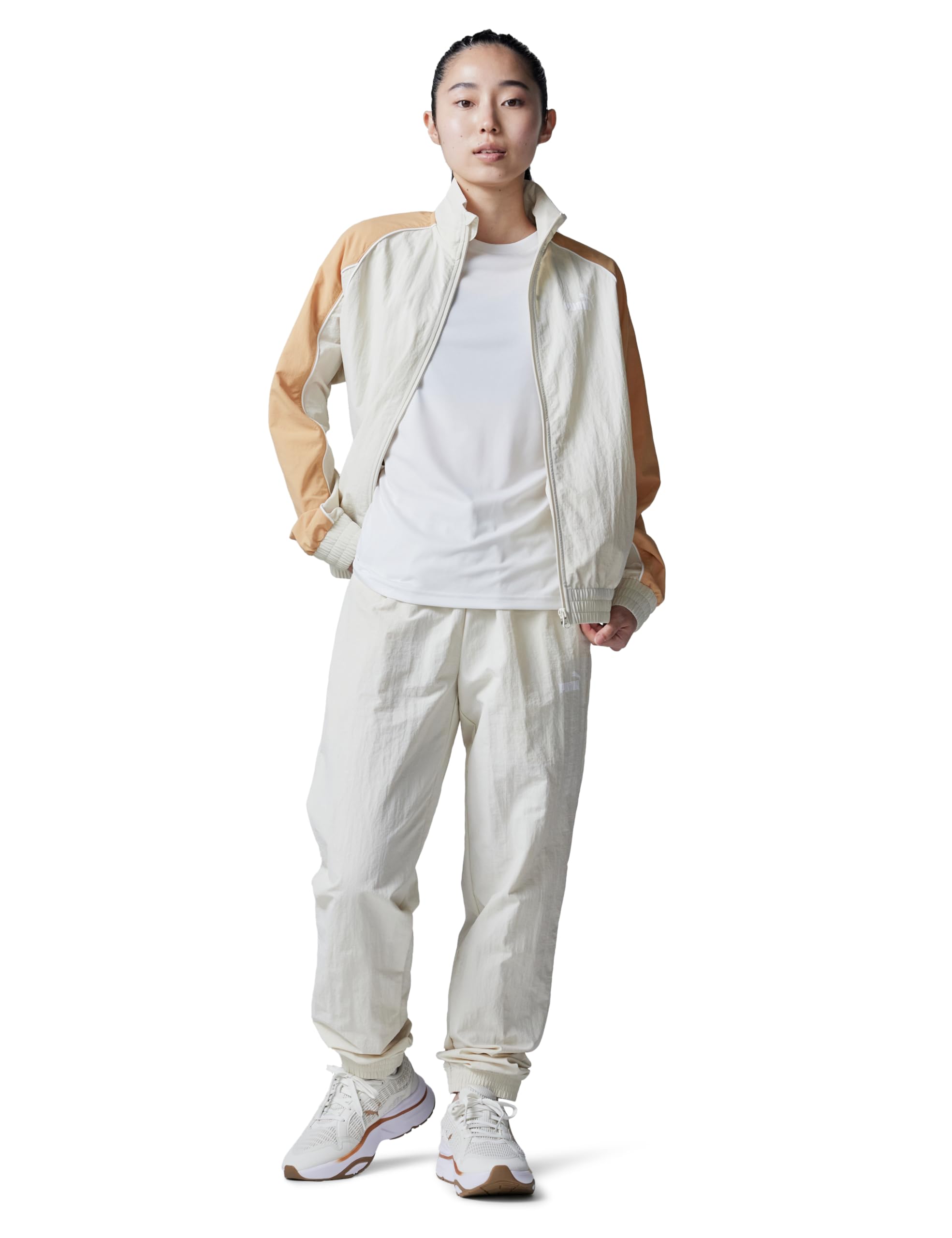

PUMA Casual Woven Tracksuit Set 2025 Alpine Snow Women s (CL 687709), Spring/Summer Color (87)