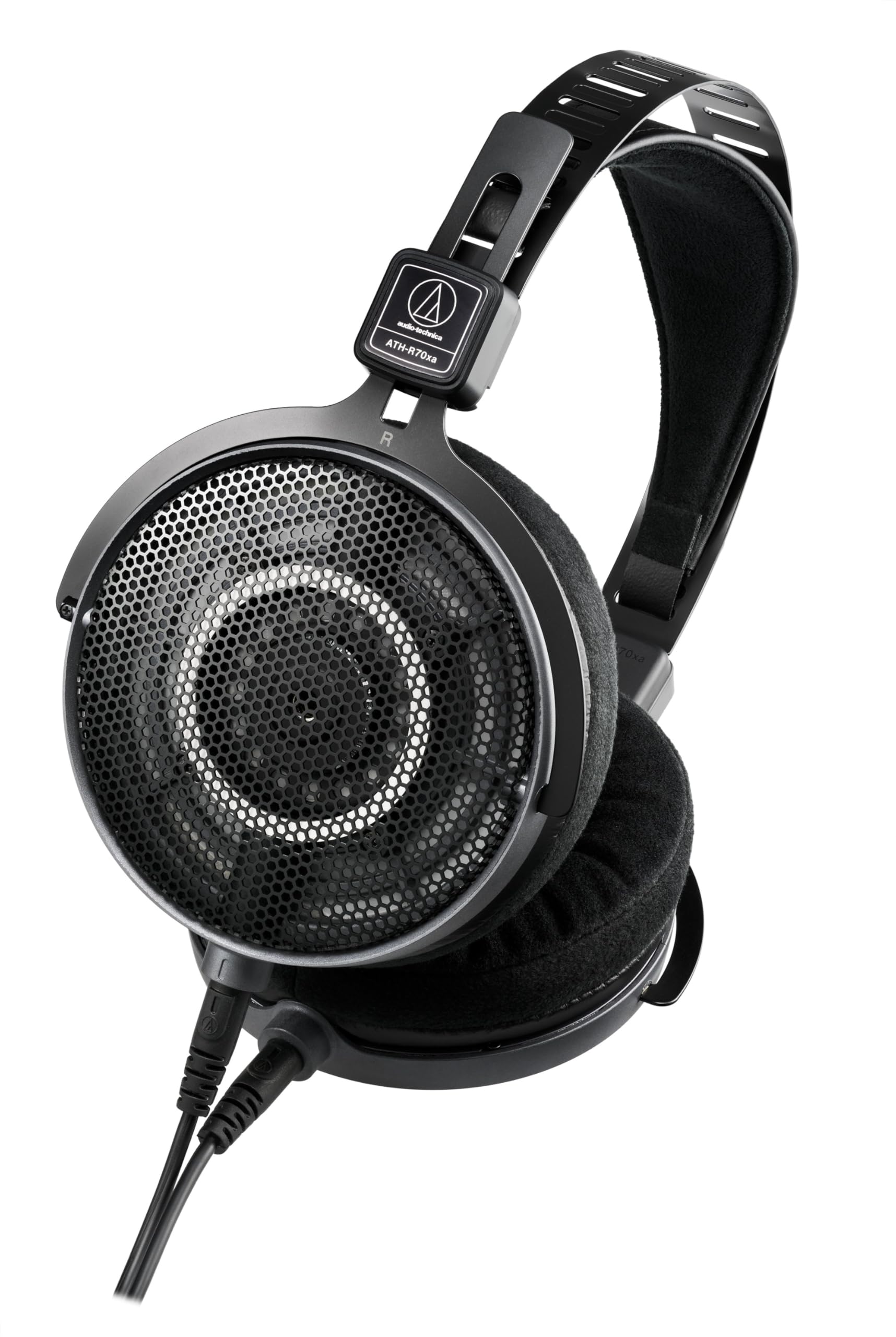 

Audio-Technica ATH-R70xa Open-Back Wired Monitor Headphones [For DTM, Mixing, Mastering, and Music Listening, with a Detachable 3.0m Cable and Stereo