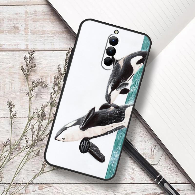 Orcas Whale Case For ZTE Nubia Red Magic 10S 9S 8S 8 9 10 Pro Plus 6 7 6S 7S Pro RedMagic 10 Air Cover