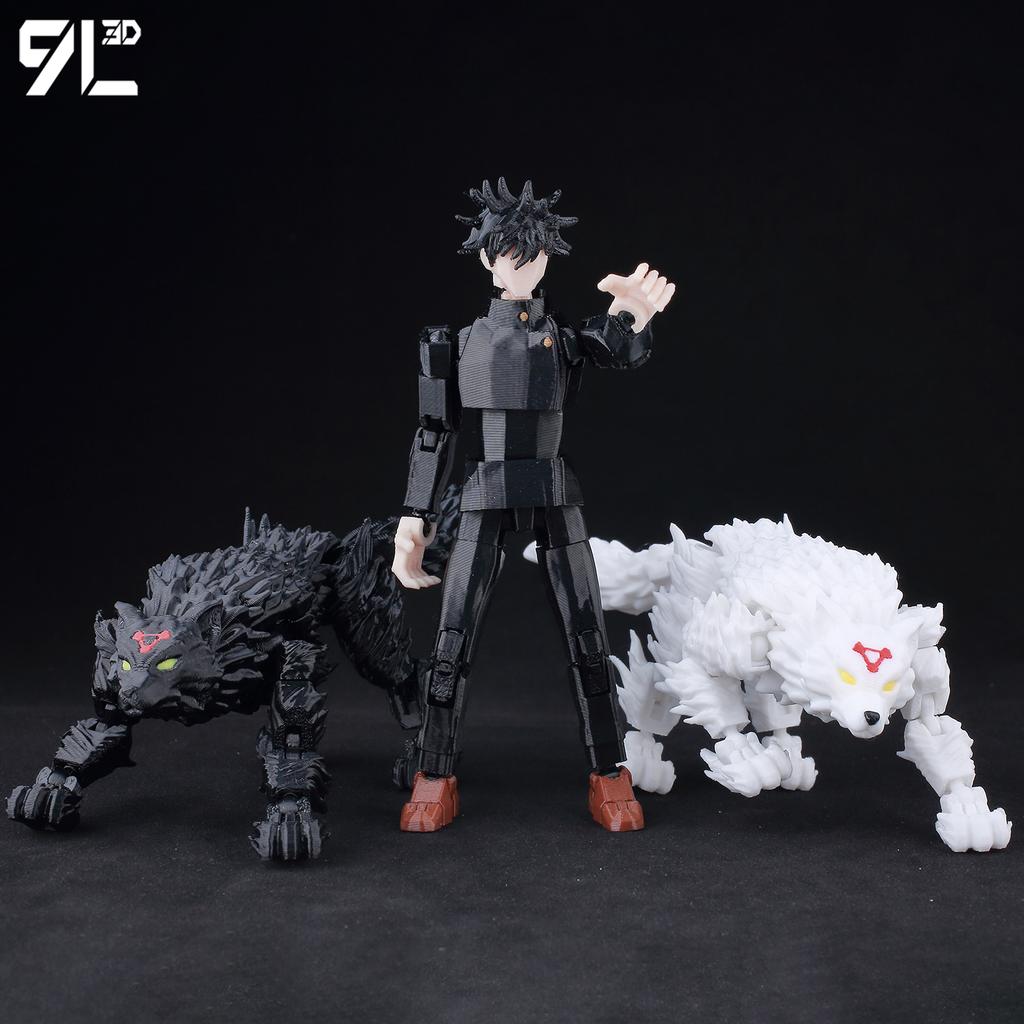 9L3D Printed Lucky13 Dummy13 Jujutsu Kaisen Gojo Satoru Toji  Fushiguro Megumi Anime Action Figures Mannequin  Model Titan13 Toy
