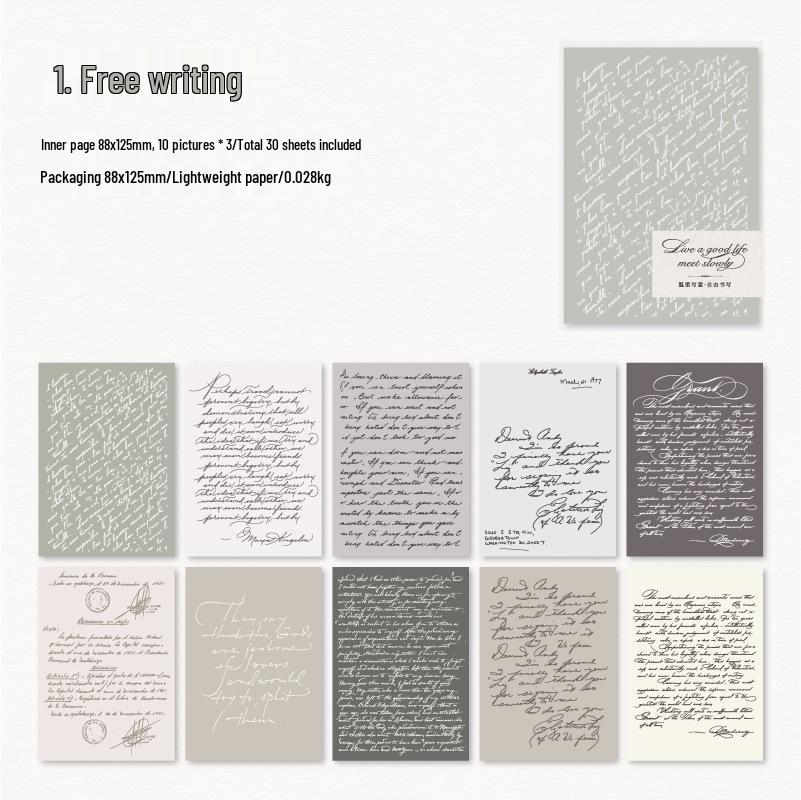 Twilight Freehand Romantic Notes Journal Set Standard
