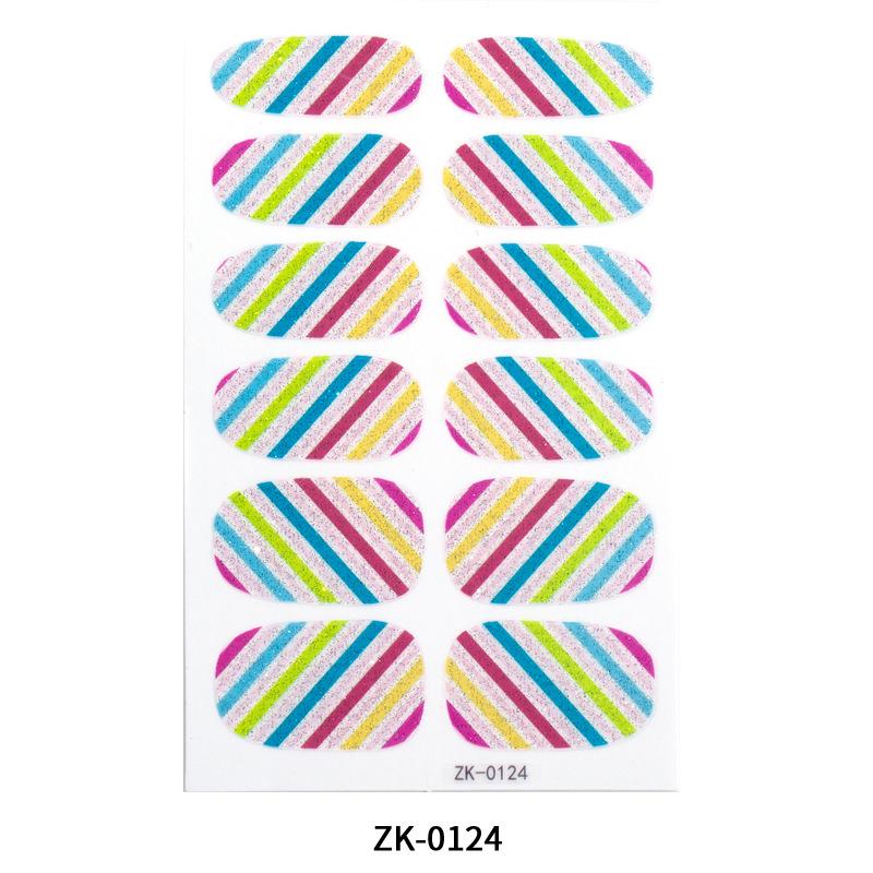 Neue Nail Art Sticker Cartoon Niedliche Zwiebel Rosa Liebe Wasserdichte Nagelaufkleber Vollständiger Aufkleber