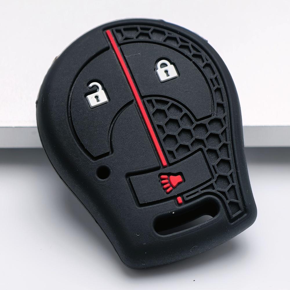 Key Case Cover for Nissan Altima Juke Sentra March Tiida Armada Cube Maxima Pathfinder Anti-Scratch Guard Shockproof Protection Soft Grip Texture