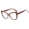 New Anti Blue Light Glasses Fashionable Women Color Blocked Cat Eye Glasses Luxury Decorative Glasses Design