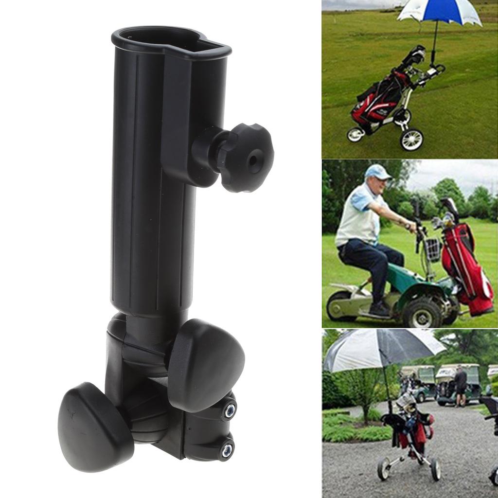 Golf Cart Umbrella Stand Convenient Golf Umbrella Holder Umbrella Clip Mounting Attachment Golf Club Accessories