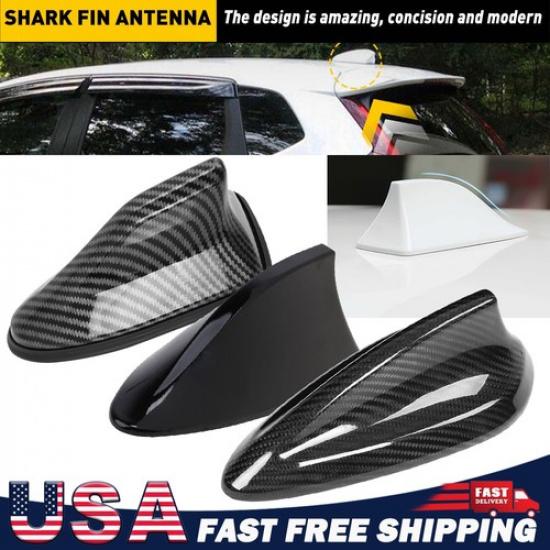 Universal AM/FM Radio Car Roof Signal Fin Shark Aerial Cover Style USA Antenna