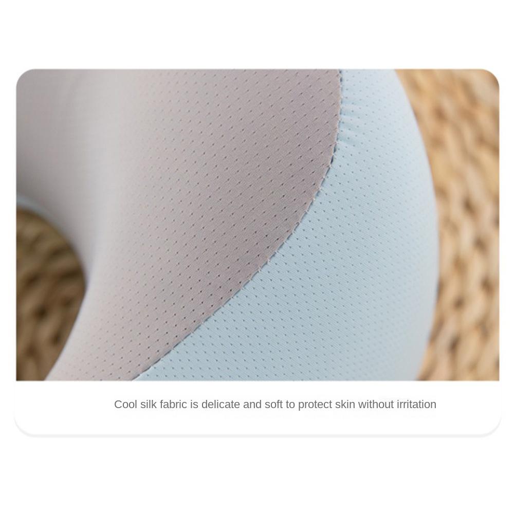 Portable Travel U-shaped Pillow Cooling Napping Neck Pad Soft Sleeping Neck Pillow  Nap