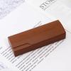 Business Fashion Myopic Eyeglasses Case Leather Square Case Eyeglasses Case Skin Personality Eyeglasses Case