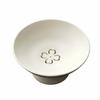 Ceramic Fruit Bowl, Vintage Pedestal Tray, Hollow Dessert Plate, Chinese Style, Multipurpose