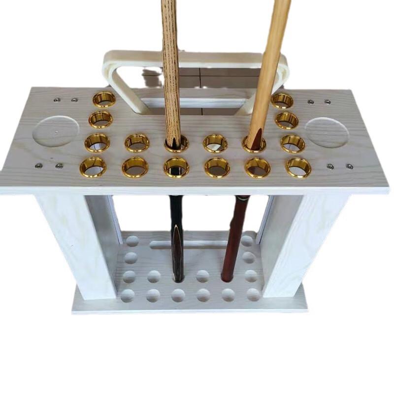 

Shuangan Wooden Billiard Cue Rack Stand