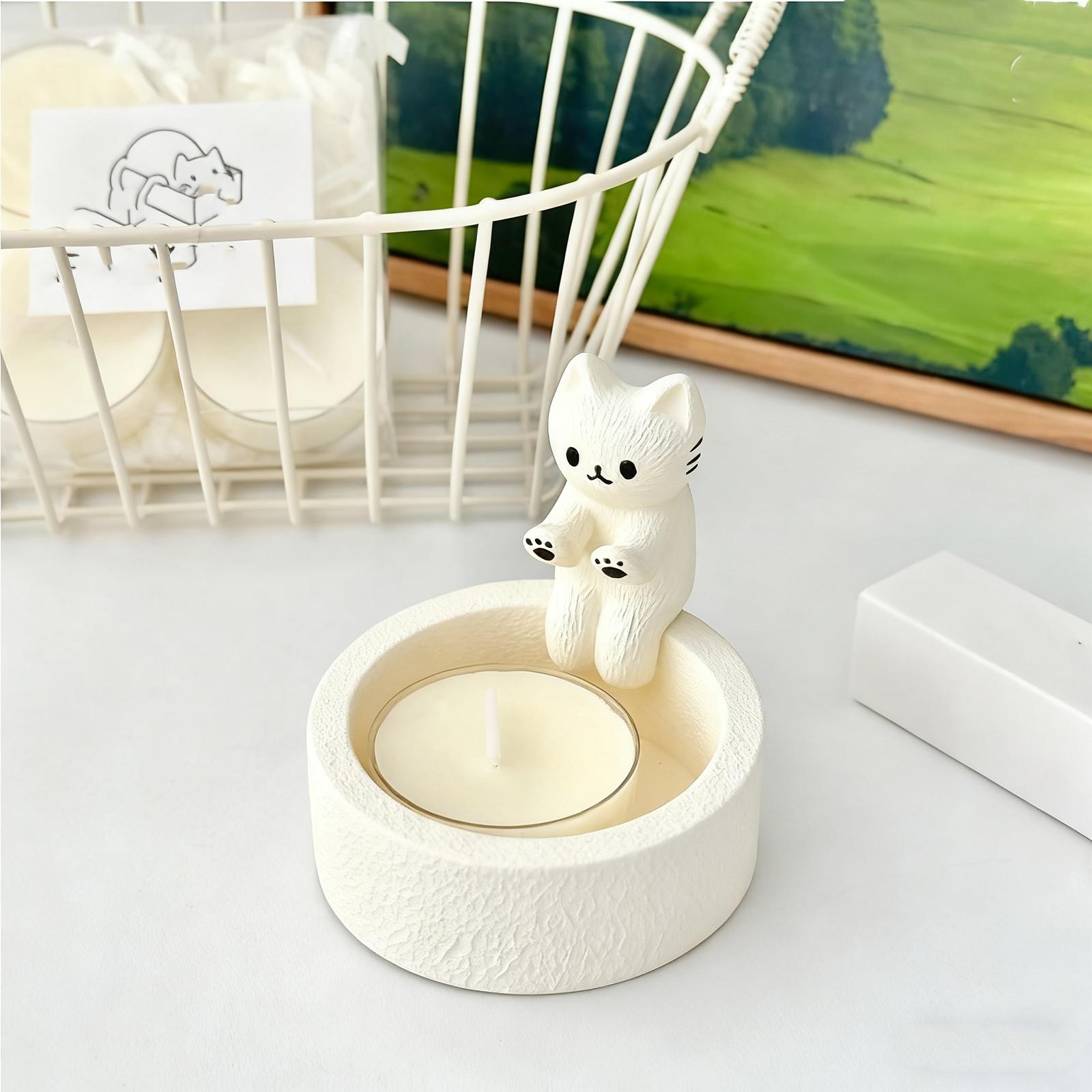 

Candlesticks, Animal Aromatherapy Candlesticks, Animaluse Candles To Keep Warm, Used For Home Decoration, Gifts Foranimallovers One Size белый