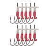 3/5/10/15/20Pcs Luminous Live Shrimp Fixing Hook Heavy Duty Glow-in-the-dark Barbed Fishhook Freshwater Saltwater Catfish Bass Fishing Hook
