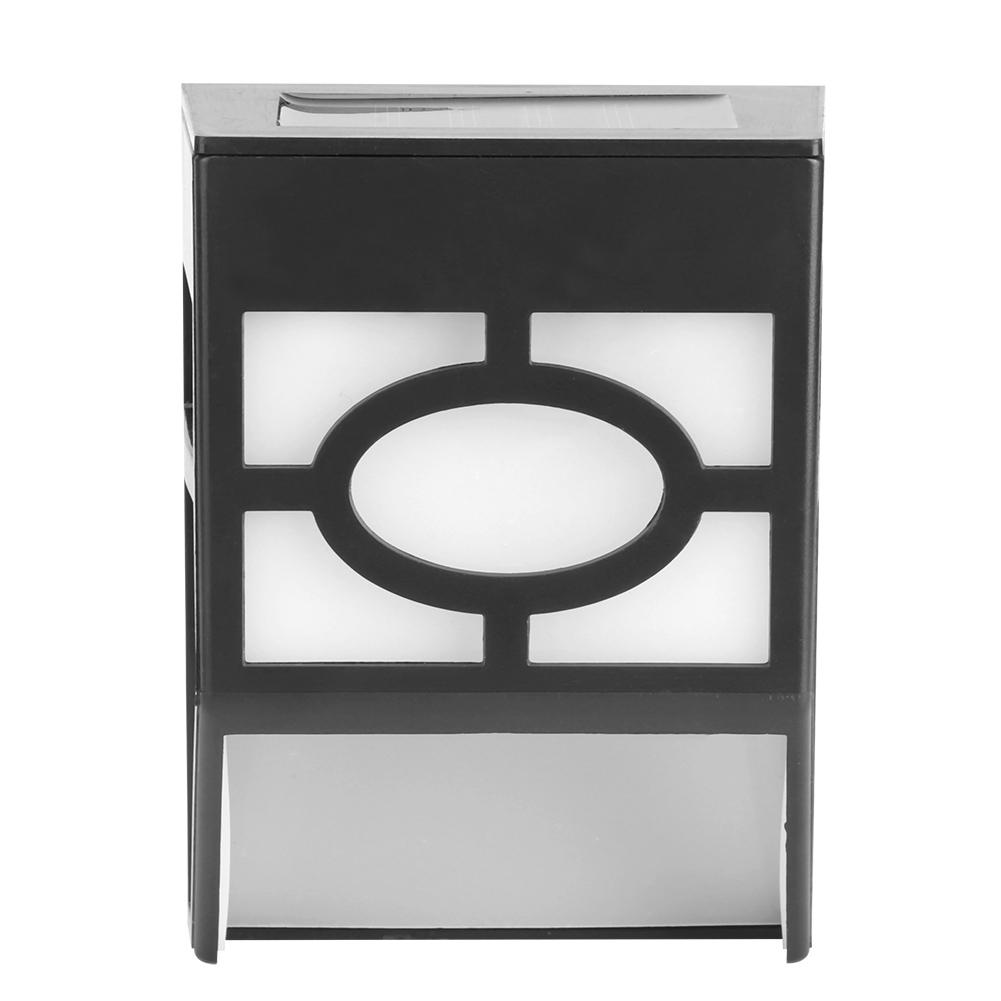Retro Style Solar Wall Light Outdoor Rainproof LED Wall Color Lamp for Garden Courtyard Use
