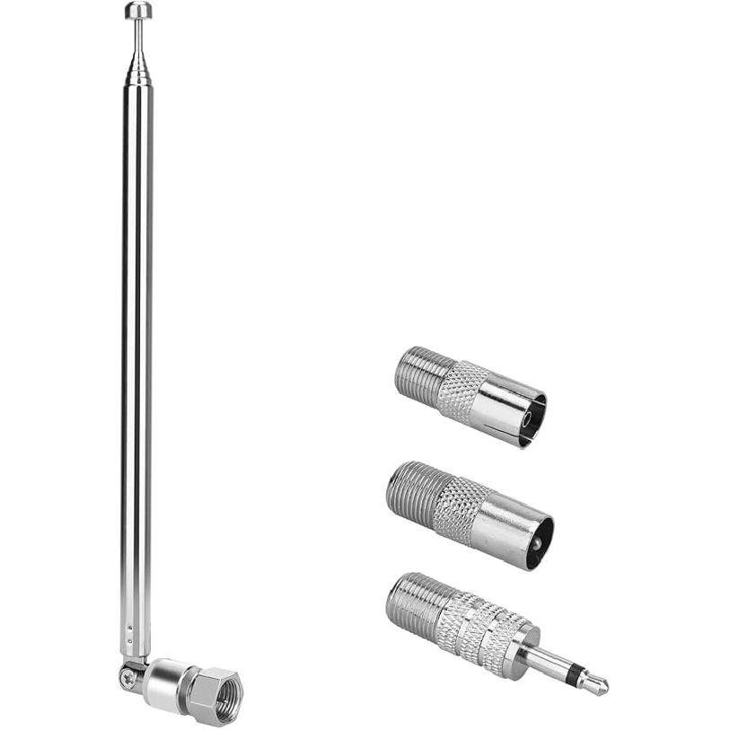 ENUODA 3.5mm FM Radio Antenna 4 Sections Telescoping Antenna 8.2cm/24.5cm,for Mobile Cell Phone,Teenage Engineering OP-1 and Other Electronics