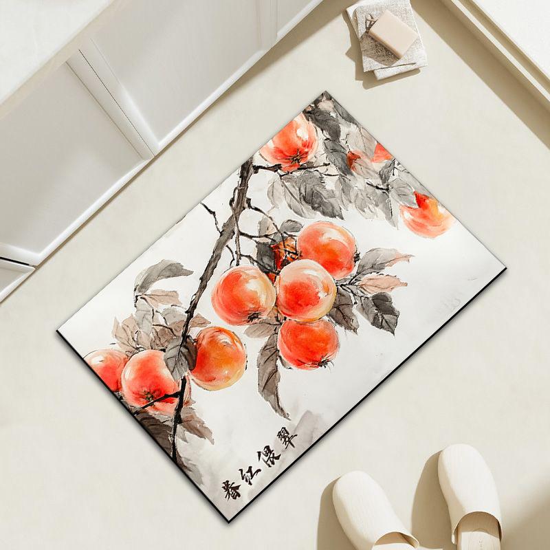 Ancient Fruit Diatom Mud Household Absorbent Mat Toilet Toilet Floor Mat Washroom Floor Mat Anti-slip Wear