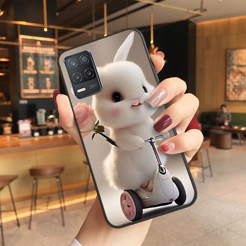 Rabbit Bunny Cute Girl Phone Case Cover Coque For Iphone Xiaomi Mi Samsung Galaxy Redmi Note A S 11 12 13 14 15 22 23 24 5G Pro Plus Max Fe Ultra