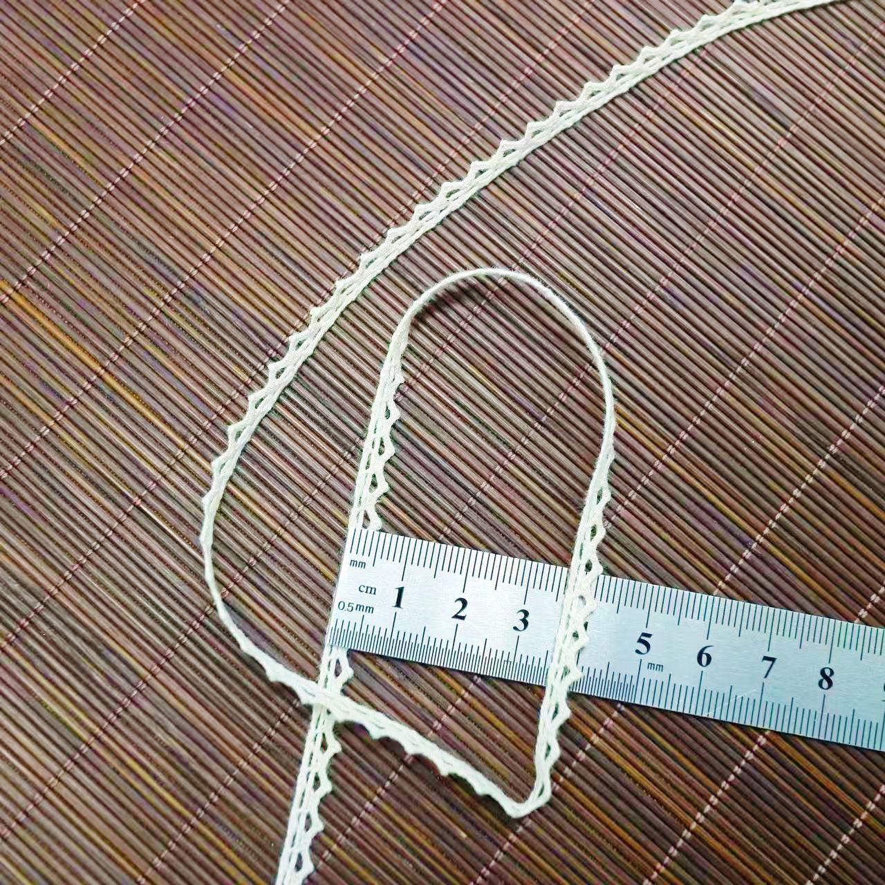 

Cotton Thread Lace Cotton Thread Thin Edge Hollow Dog Tooth Baby Clothes Decorative Clothes Diy Accessories W215