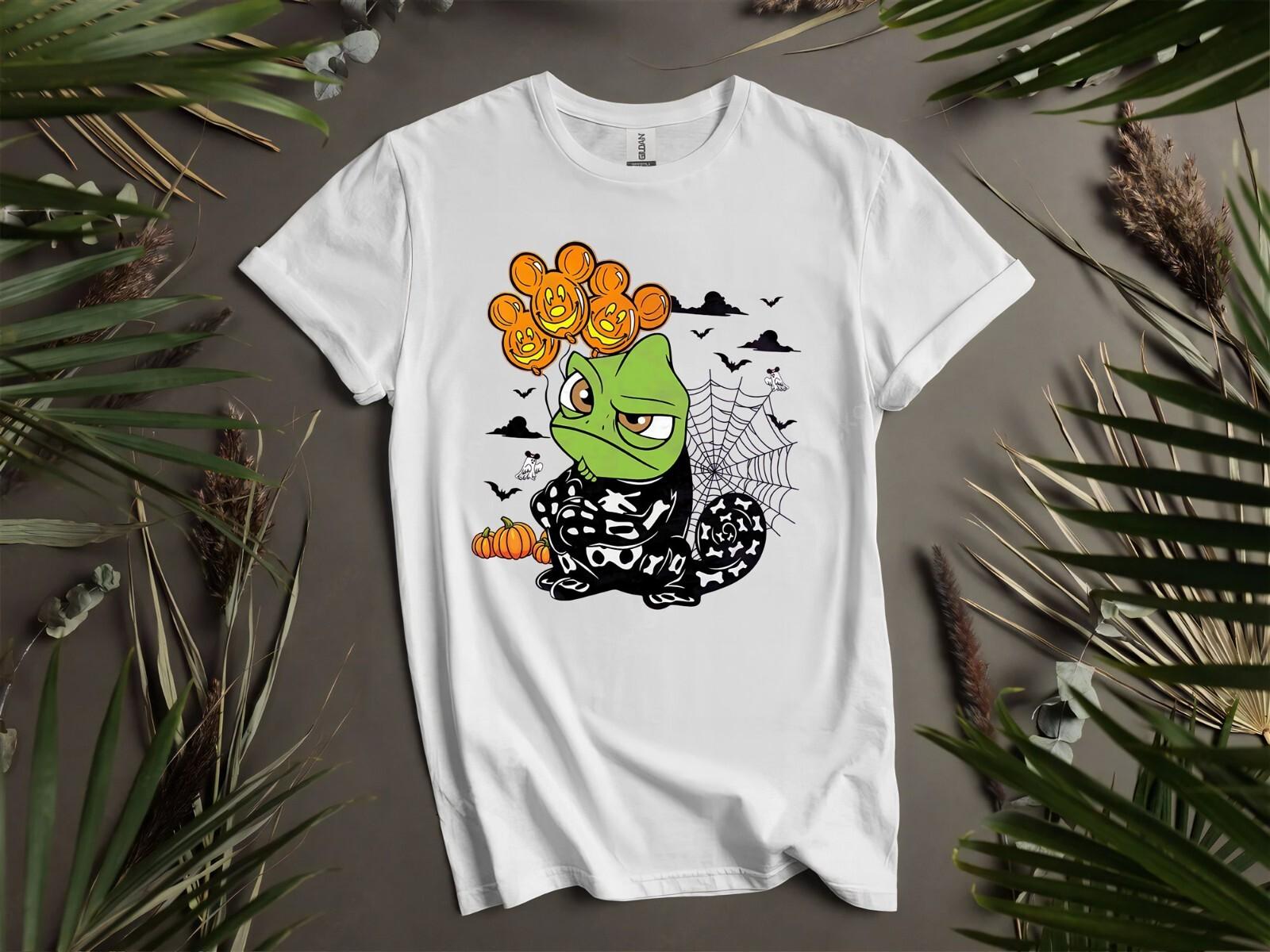 Skeleton Halloween Rapunzel Princess Flynn Hoodie Tshirt Men Women Unisex AD700 S