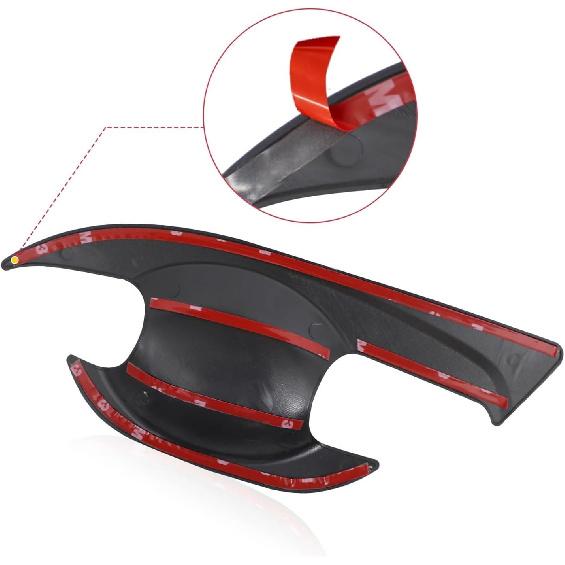 Auto Part Car Accessories Door Handle Cover Door Bowl Compatible with Nissan Navara 2015-2019 Frontier NP300 2021 2022 2023 2024 Year(Door handle