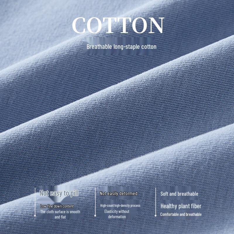 SEPTWOLVES Men's Pure Cotton Antibacterial Boxer Briefs