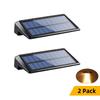 2/1 pcs Solar Wall Lights 4 LED Solar Fence Lights Outdoor Waterproof Solar Deck Lights Wall Lights for Fence Post Yard Pathway
