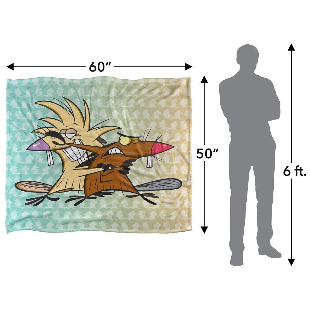 The Angry Beavers Silky Supersoft Blanket