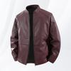 Men's Leather Jacket New Men's Leather Jacket Autumn and Winter Men's Clothing Locomotive Leather Jacket Men's