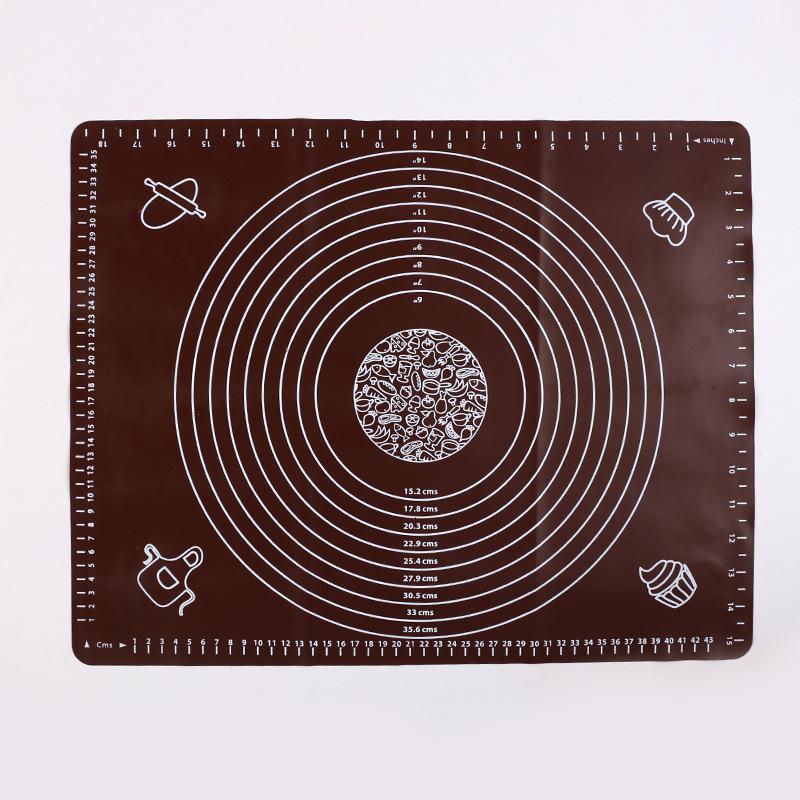 Silicone Kneading & Baking Mat - Heat-Resistant, Thick, Ideal for Dough, Noodles & Cutting