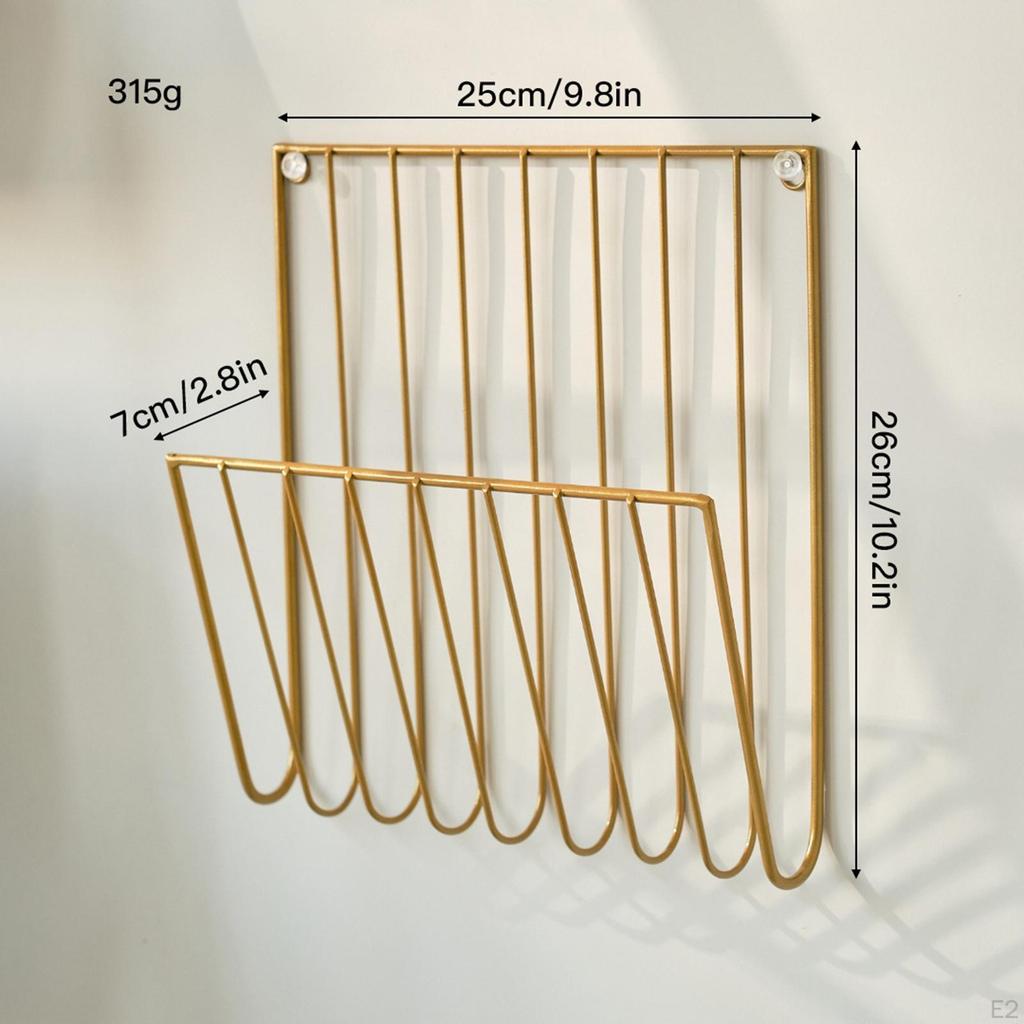 Hanging Wall File Holder Magazine Rack Office Home Multipurpose Mail Organizer Storage for Papers