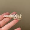 Girl Hairpin Imitation Pearls Fairy Butterfly Design Side Bang Hair Clip