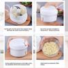 Manual Garlic Chopper Kitchen Mini Meat Grinder Multifunction Rotate Vegetable Cutter Mincer Mixer Stainless Steel Garlic Masher