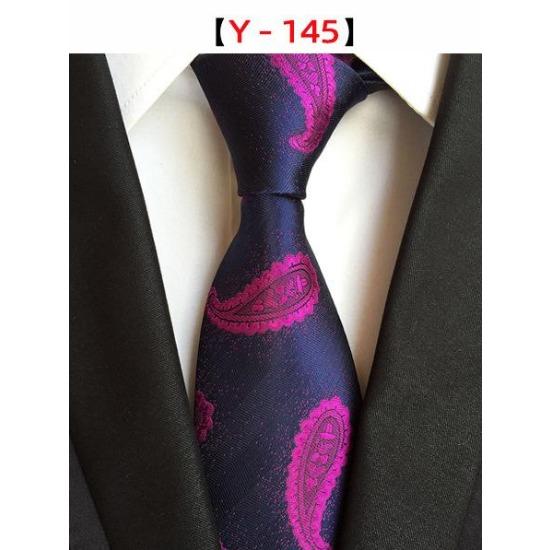 8Cm Polyester Herrenkrawatte Cashew Blumenanzug Krawatte