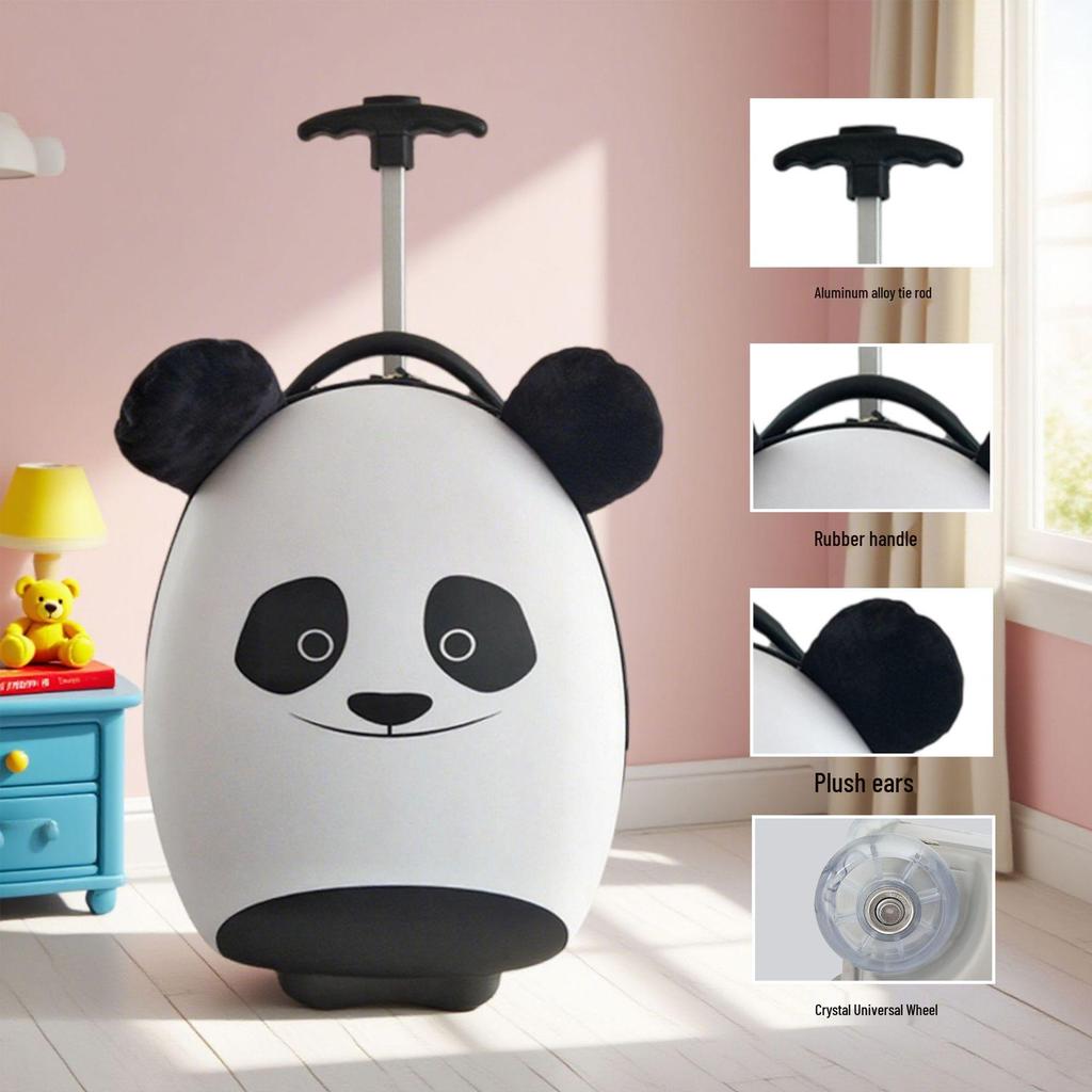 Children's 16" Eggshell Cartoon Trolley Suitcase