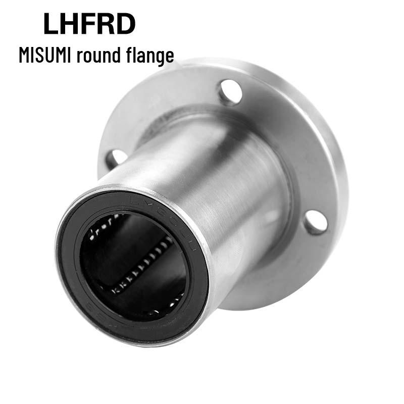 

Medium Round Flange Linear Motion Bearing, Nickel-Plated (LHFRD: 6-30) Flange LHFRD6 Dia12 Length29