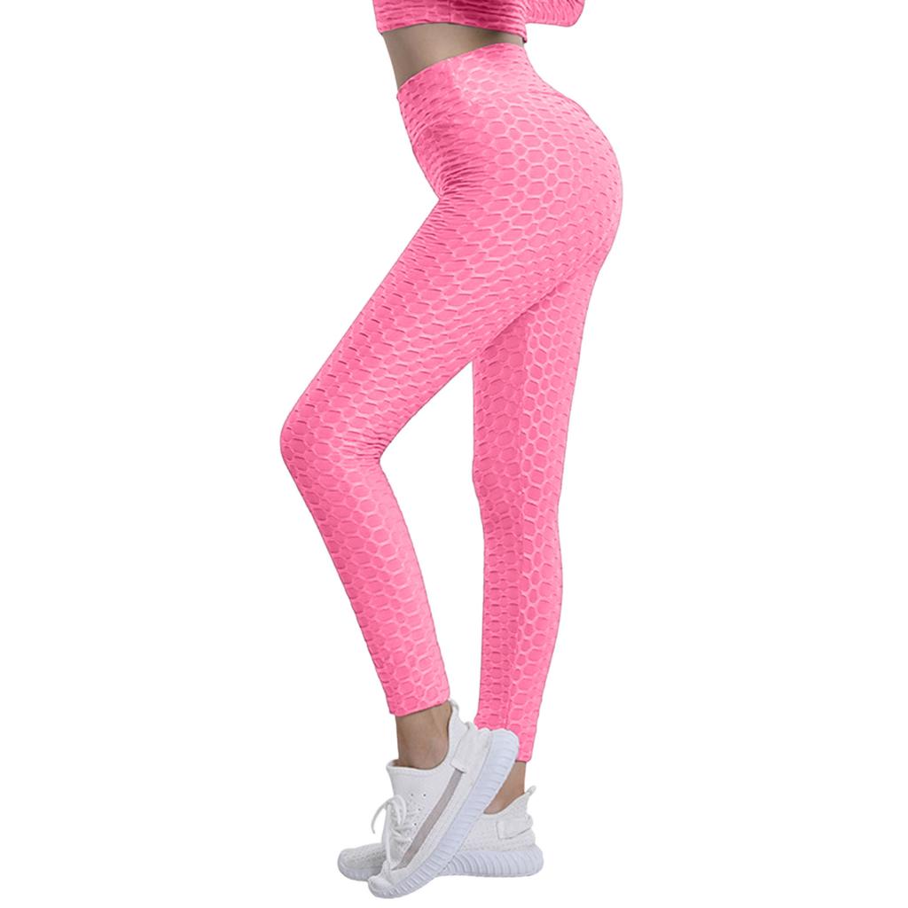 Damesmode Hoge Elasticiteit Sport Bodybuilding Cropped Broeken Fitness Vrije Tijd Yoga Hip Bubble Broeken