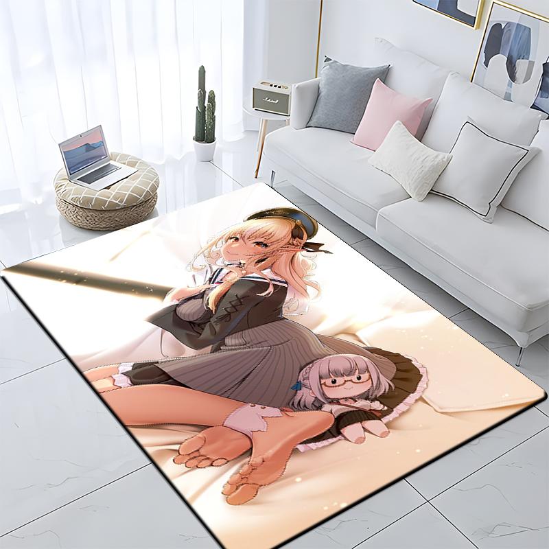Sexy Girls Printed Carpet Living Room Home Decor Sofa Table Rug Anti Slip Chair Cushion Lounge Mat Large Rug Picnic Camping Yoga